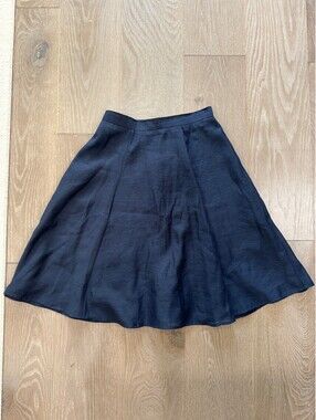 Club Monaco Navy skirt with sheer layer